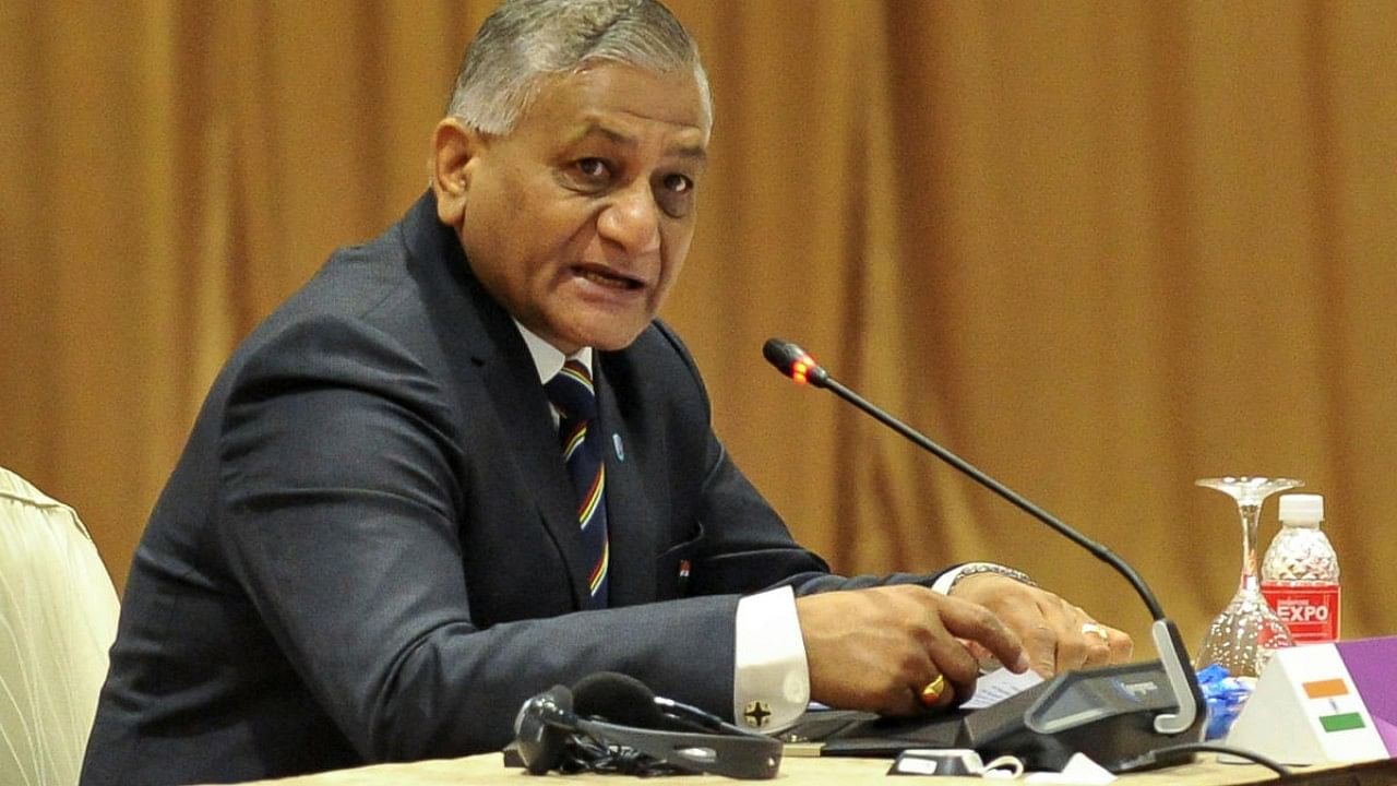 Union Minister General (retd) V K Singh. Credit: Reuters Photo