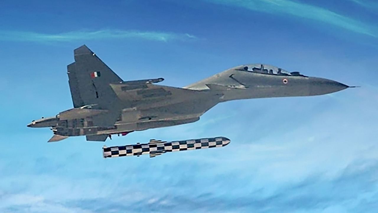 BrahMos missile flies at a speed of 2.8 Mach or almost three times the speed of sound. Credit: PTI Photo