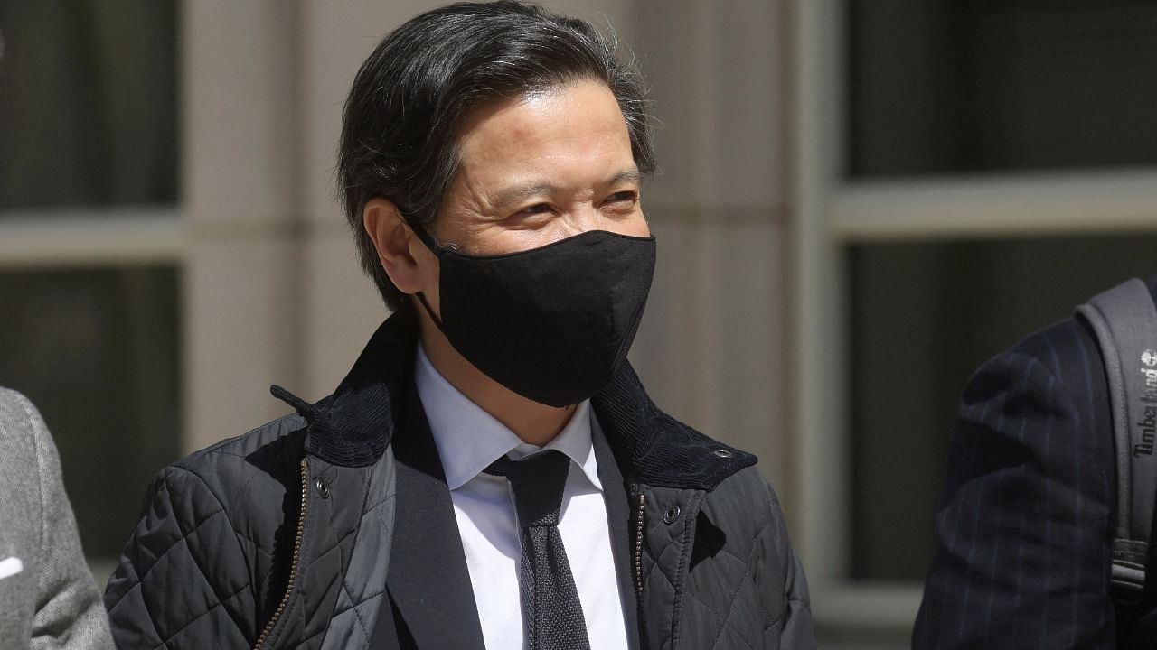 Ex-Goldman Sachs banker Roger Ng exits the United States Courthouse after being found guilty in Brooklyn, New York. Credit: Reuters Photo
