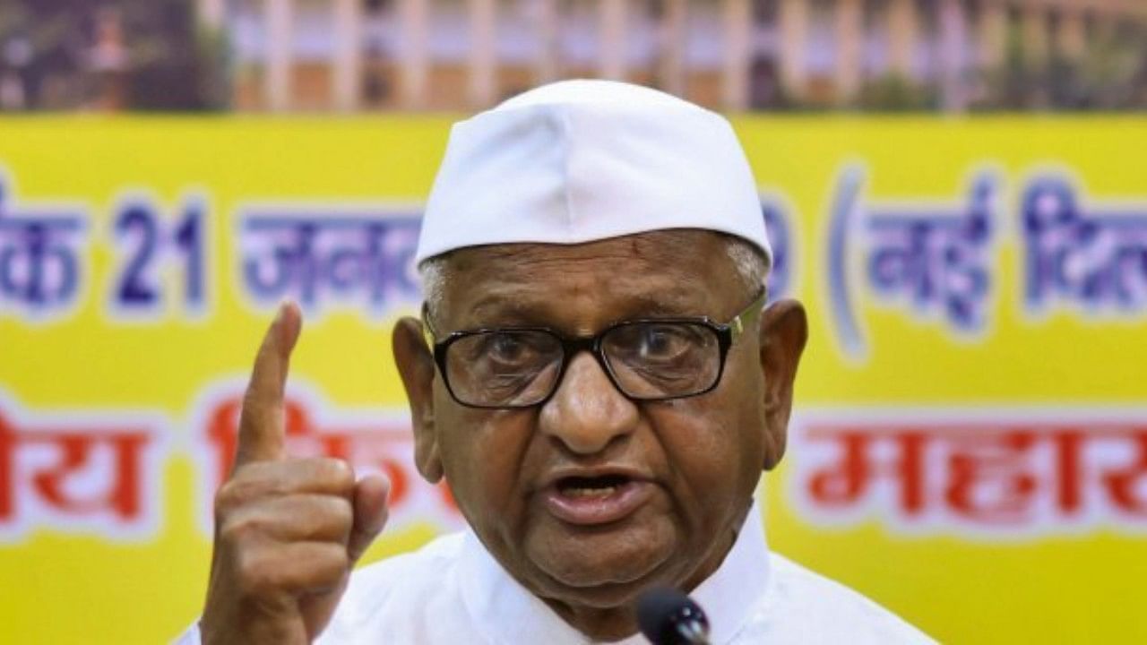 Anna Hazare. Credit: PTI File Photo