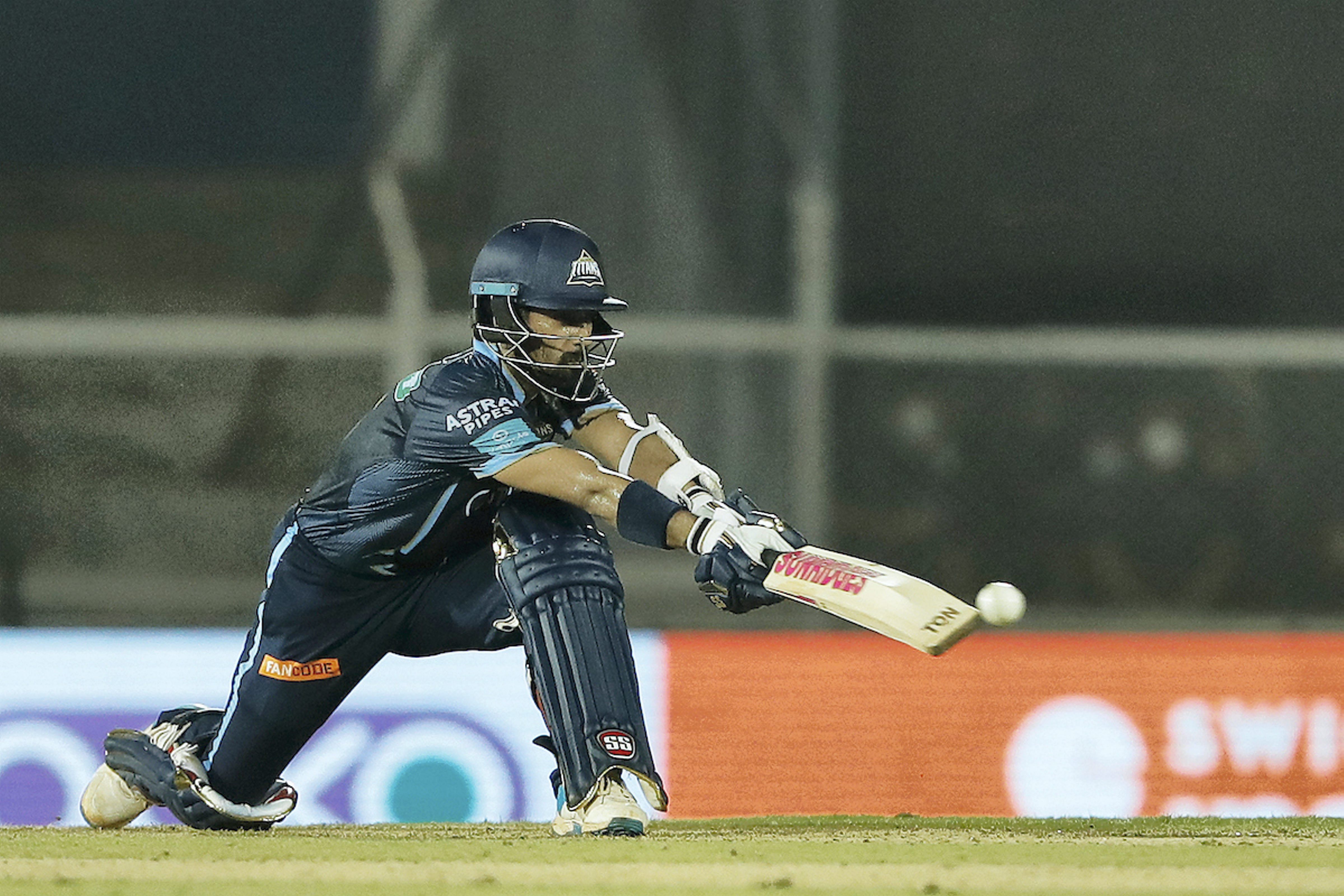 Gujarat Titans wicketkeeper-batter Wriddhiman Saha. Credit: PTI Photo