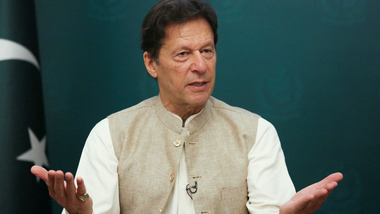Pakistan's ousted Prime Minister Imran Khan. Credit: Reuters File Photo