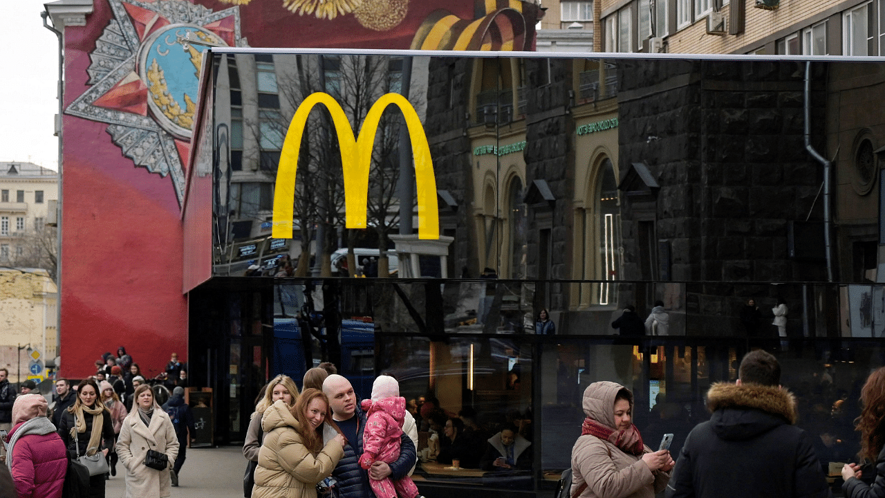 The McDonald's flagship restaurant at Pushkinskaya Square. Credit: AFP Photo