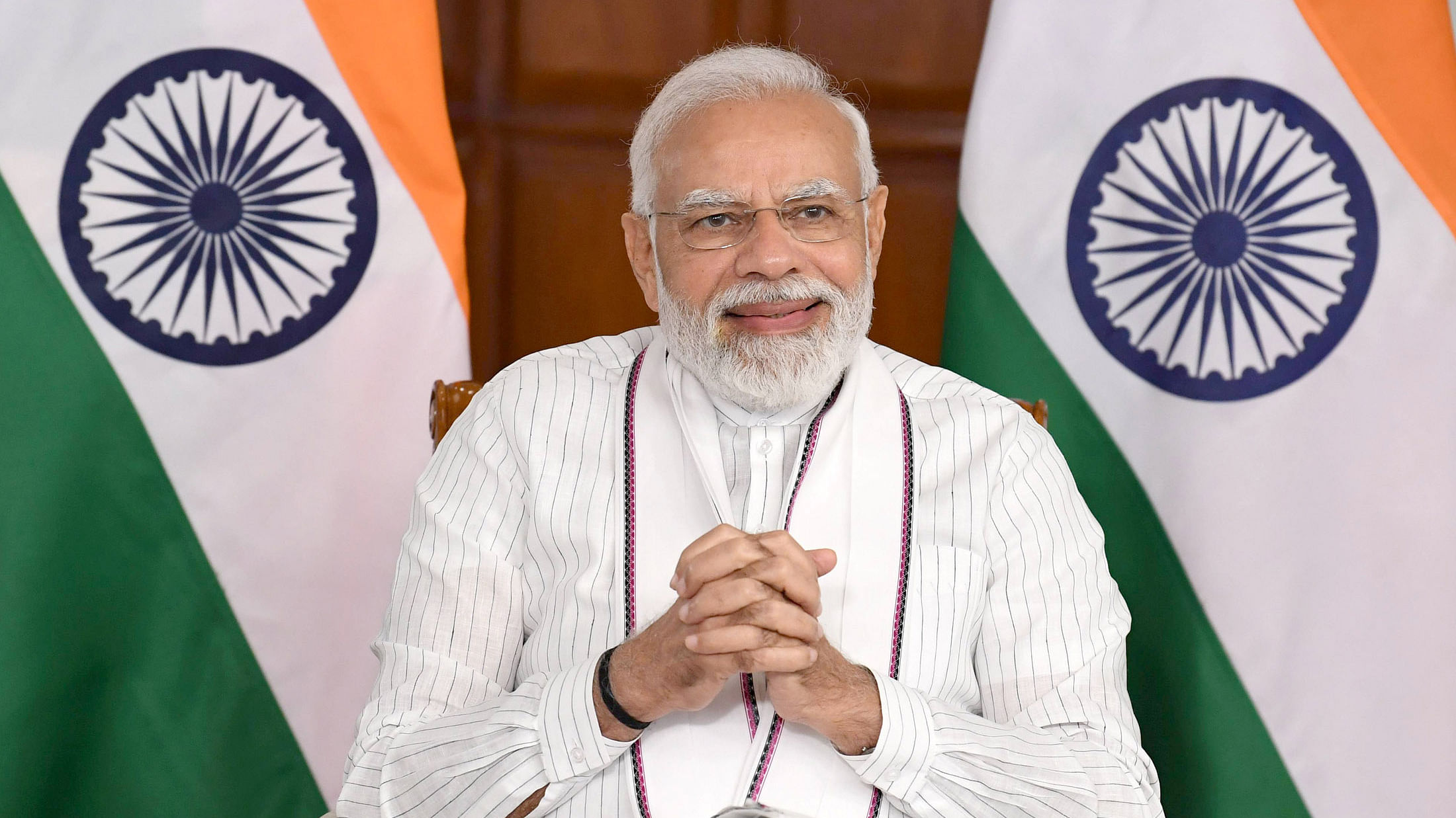"We have a lot of stories to be explored. India truly possesses immense potential to become the content hub of the world," Modi said. Credit: PTI Photo