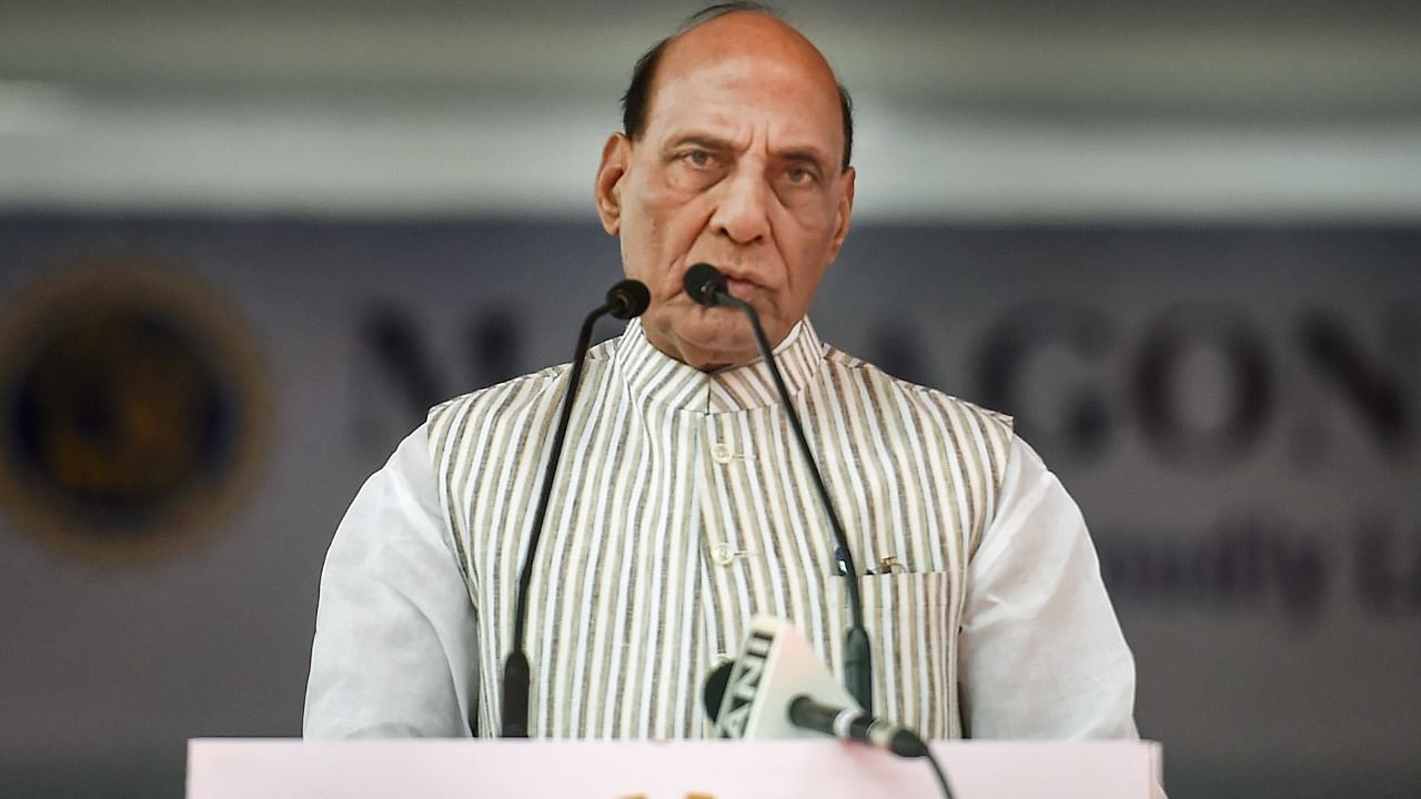 Defence Minister Rajnath Singh termed Vikrant a “major milestone” in the Indian Navy’s path of ‘Aatmanirbharta’ (self-reliance). Credit: PTI Photo