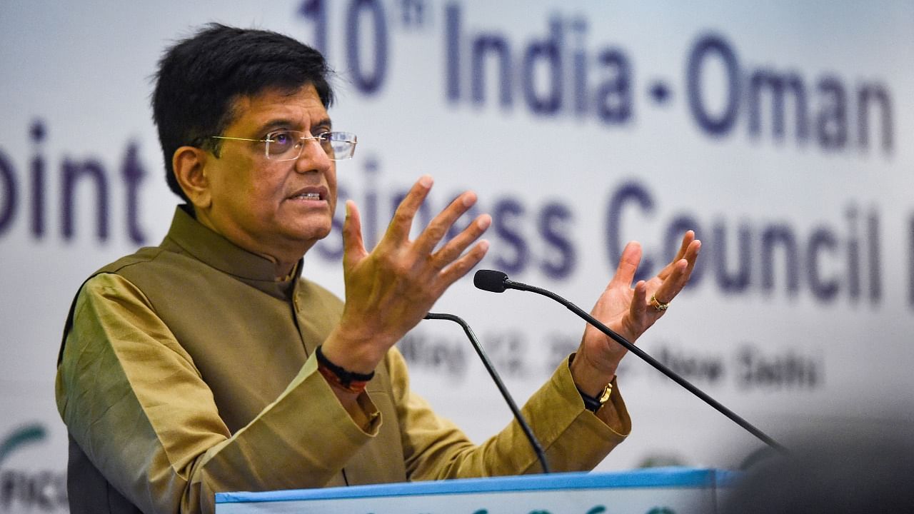 Union Minister for Commerce and Food and Public Distribution and Textile Piyush Goyal. Credit: PTI File Photo