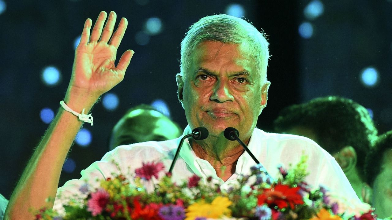 Sri Lanka PM Ranil Wickremesinghe. Credit: AFP File Photo