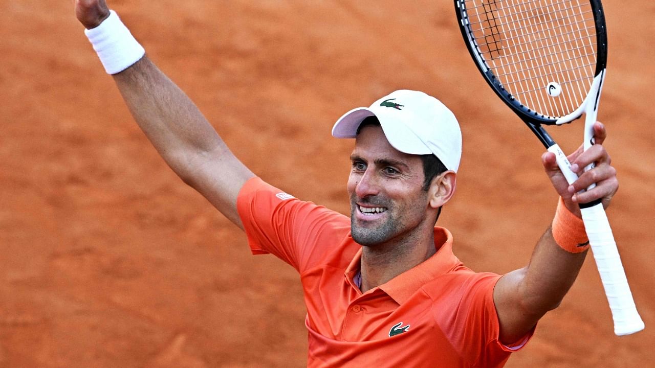 World no 1 men's tennis player Novak Djokovic. Credit: AFP Photo