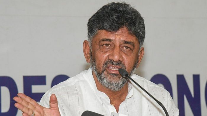 KPCC President D K Shivakumar. Credit: DH Photo