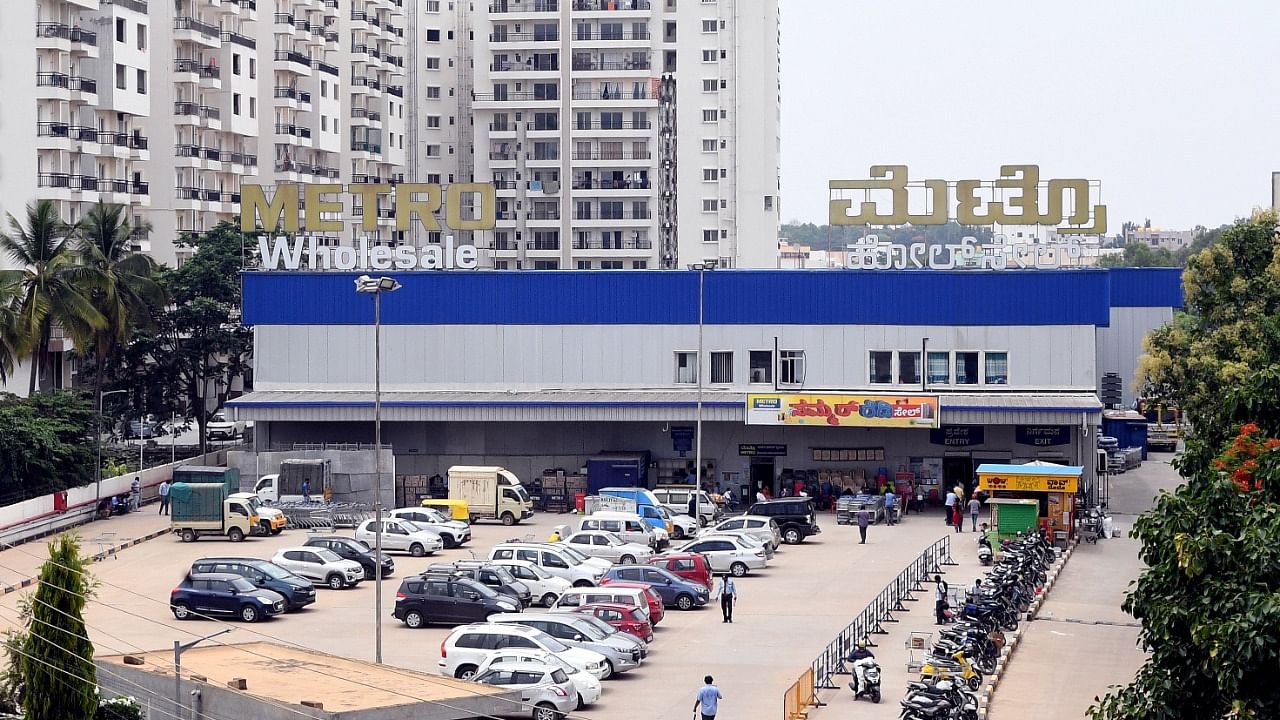 A Metro Wholesale store in Bengaluru. Credit: DH File Photo