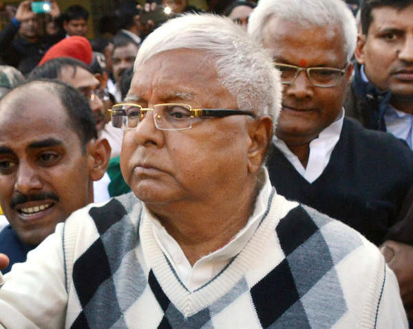 Former Bihar Chief Minister Lalu Prasad Yadav. Credit: PTI Photo