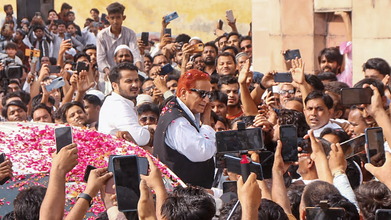 SP leader Azam Khan released from Jail. Credit: PTI Photo