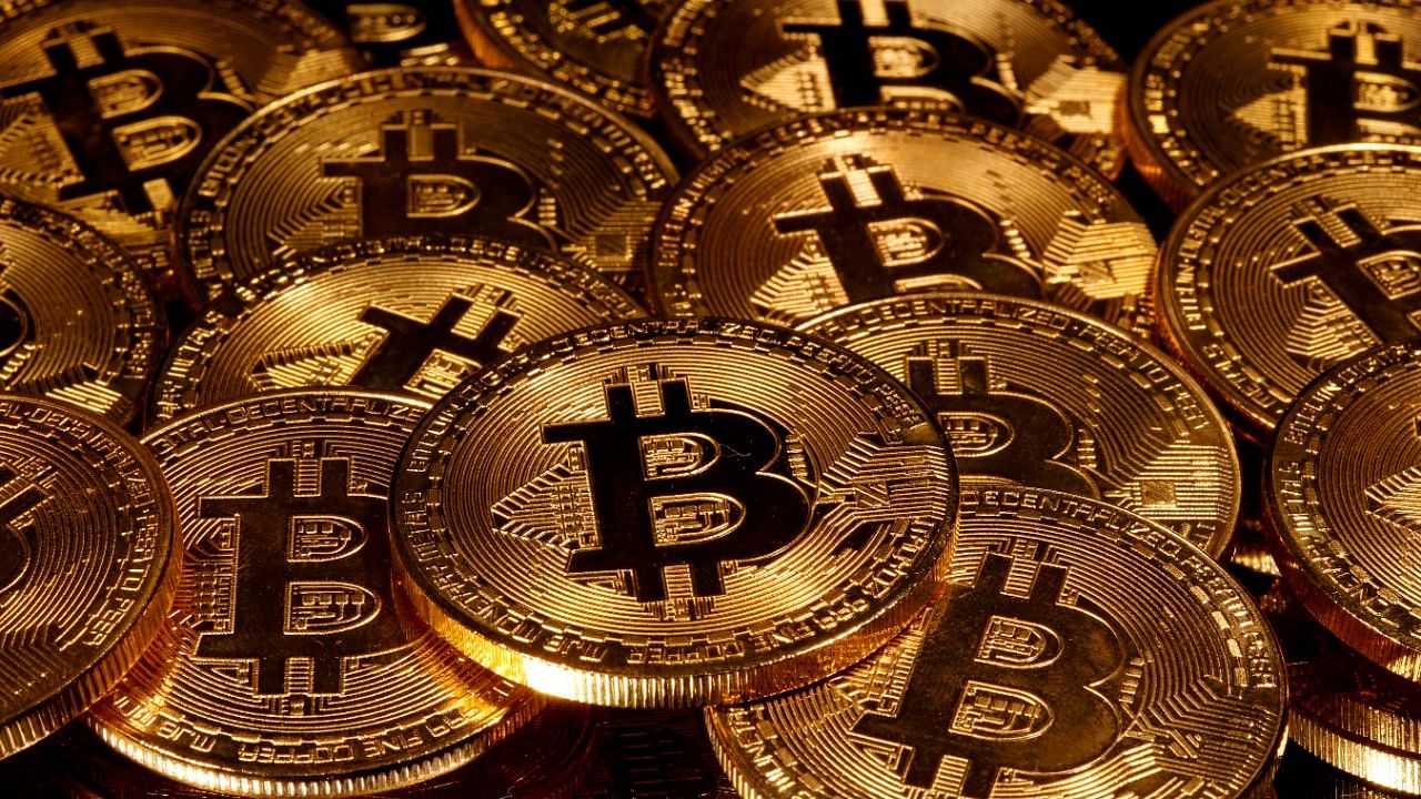 Representations of virtual currency Bitcoin are seen in this picture illustration taken. Credit: Reuters Photo