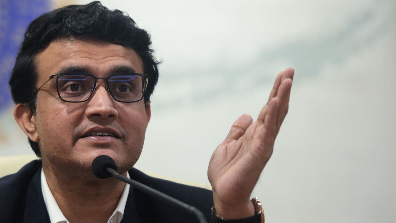 BCCI President and former India captain Sourav Ganguly. Credit: AFP File Photo