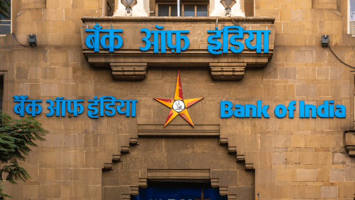 Shares of Bank of India were trading at Rs 47.50 apiece on BSE, up 2.26 per cent from the previous close. Credit: iStock Photo