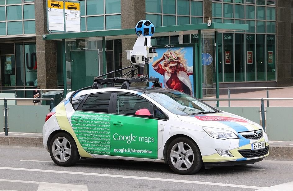 Google Car mapping the streets. Credit: Pixabay 