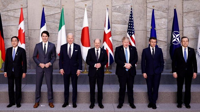 G7 leaders. Credit: Reuters Photo