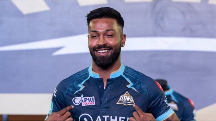 Under Pandya, Gujarat Titans, a first-time franchise, have reached the final in its inception year, and Pandya's 453 runs in 15 games and seven wickets have played role, apart from his calm demeanour as the captain. Credit: IANS Photo