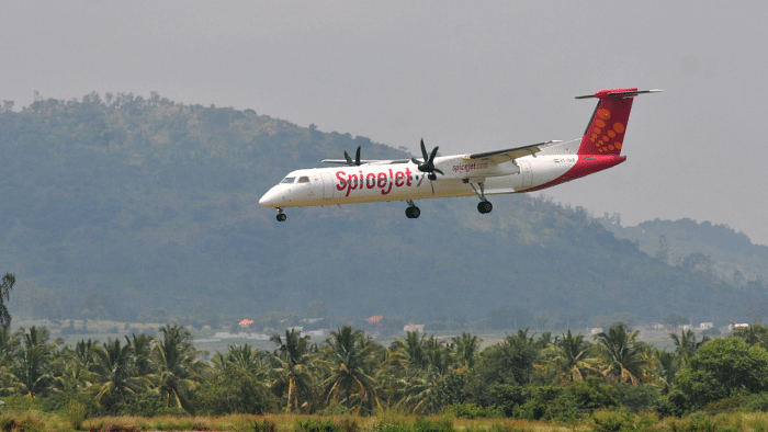 Spicejet passenger aircraft. Credit: DH Photo