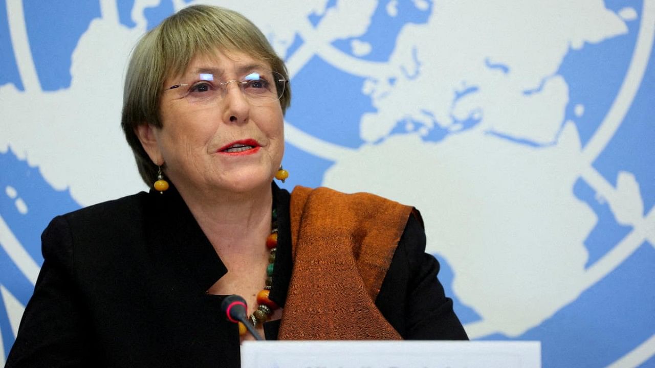 UN High Commissioner for Human Rights Michelle Bachelet. Credit: Reuters File Photo