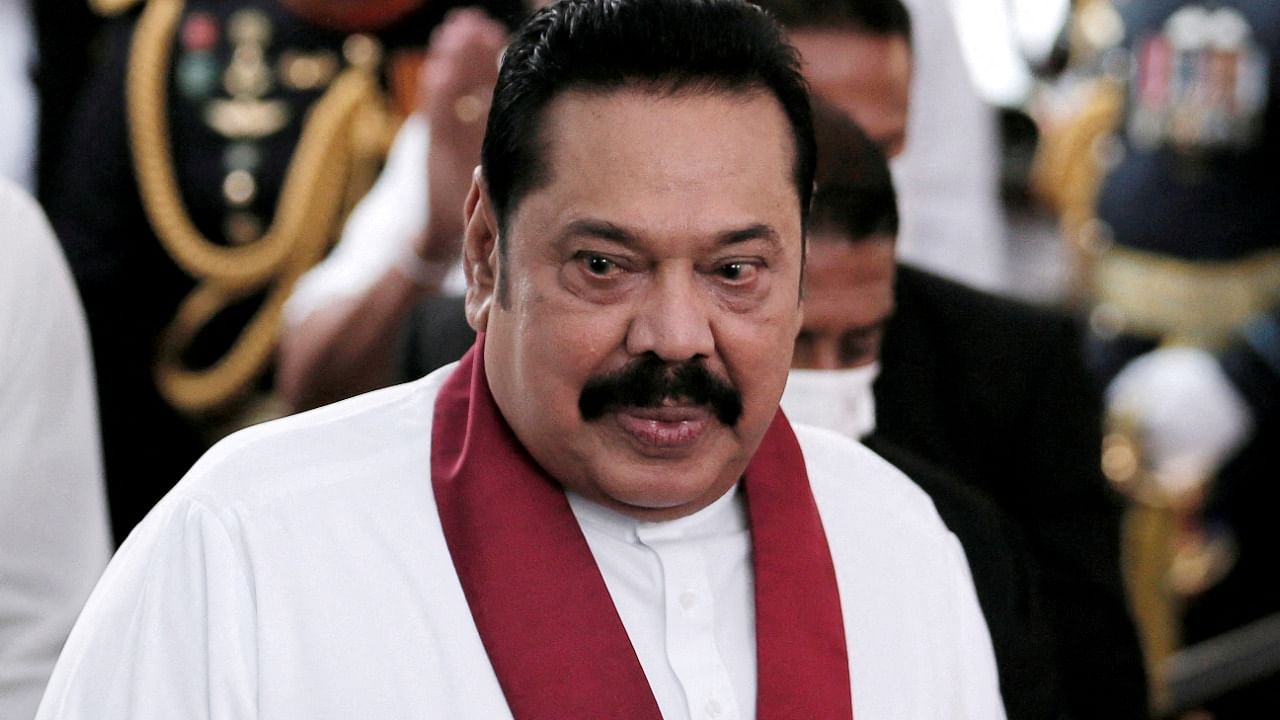 Former Sri Lankan prime minister Mahinda Rajapaksa. Credit: Reuters File Photo