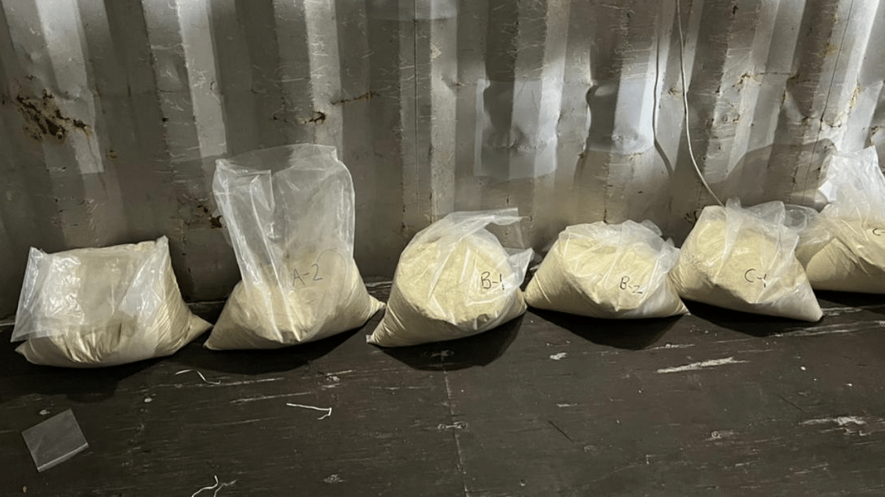 According to the DRI, the narcotics were hidden in a consignment declared as common salt imported from Iran. Credit: DRI