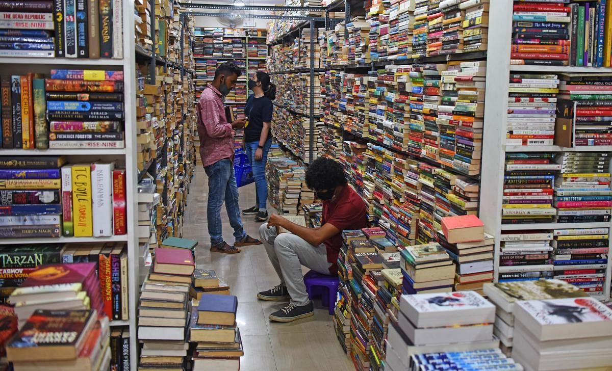 Nineteen authors will cover six bookstores over the span of two days. Pic for Representation. DH photo by Pushkar V