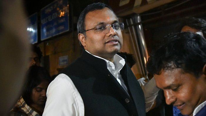 Congress MP Karti Chidambaram. Credit: PTI File Photo