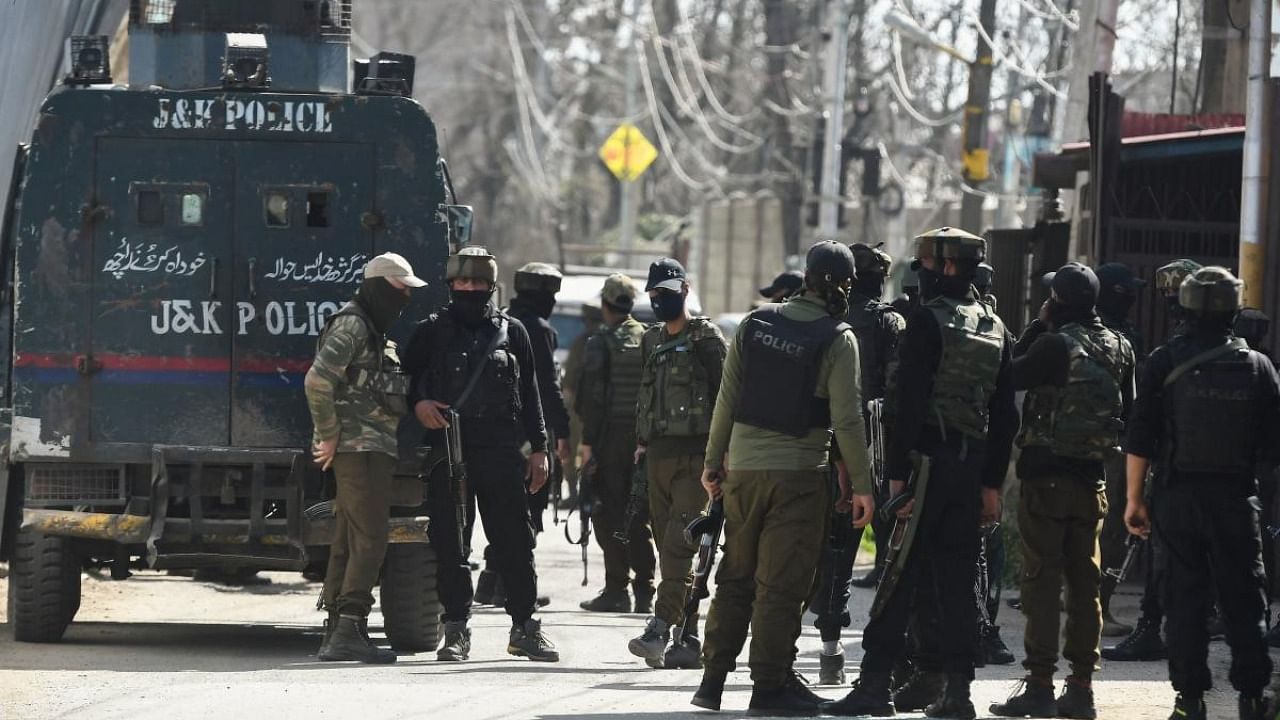 Sources said that the foreign militants usually take shelter in the dense forest areas of north Kashmir thus avoiding the security radar. Credit: AFP Photo