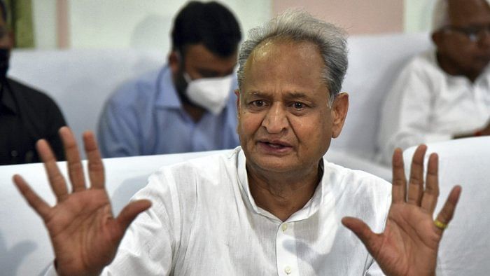 Rajasthan CM Ashok Gehlot. Credit: PTI File Photo