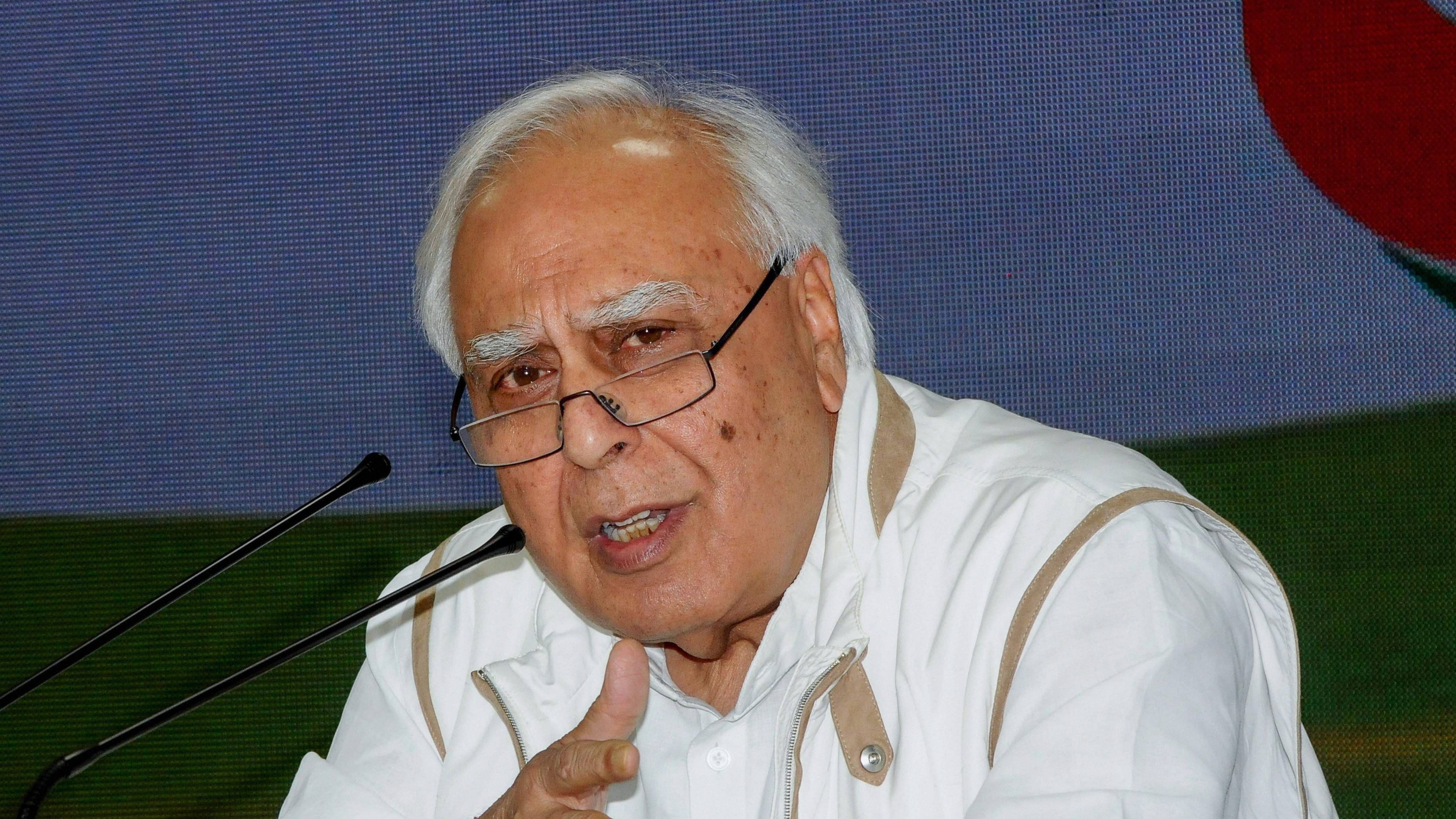 Sibal said that he had quit the Congress on May 16, and is an independent voice. Credit: PTI File Photo