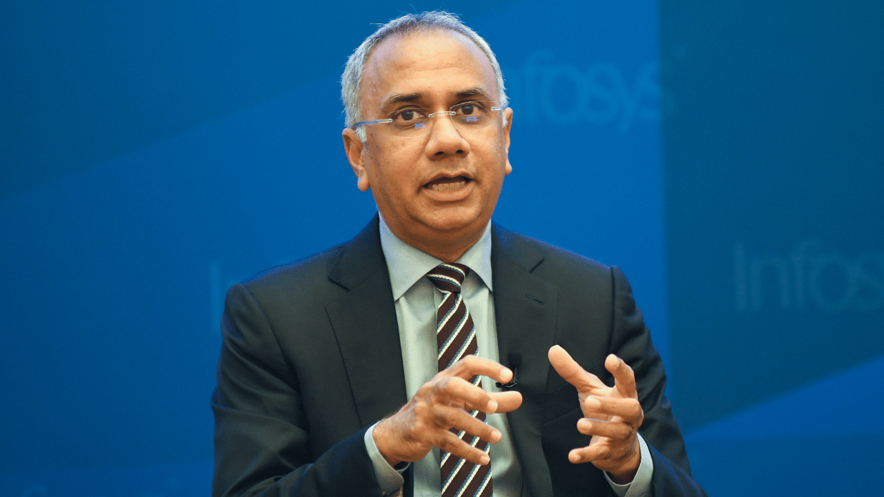 Infosys CEO Salil Parekh. Credit: DH Photo