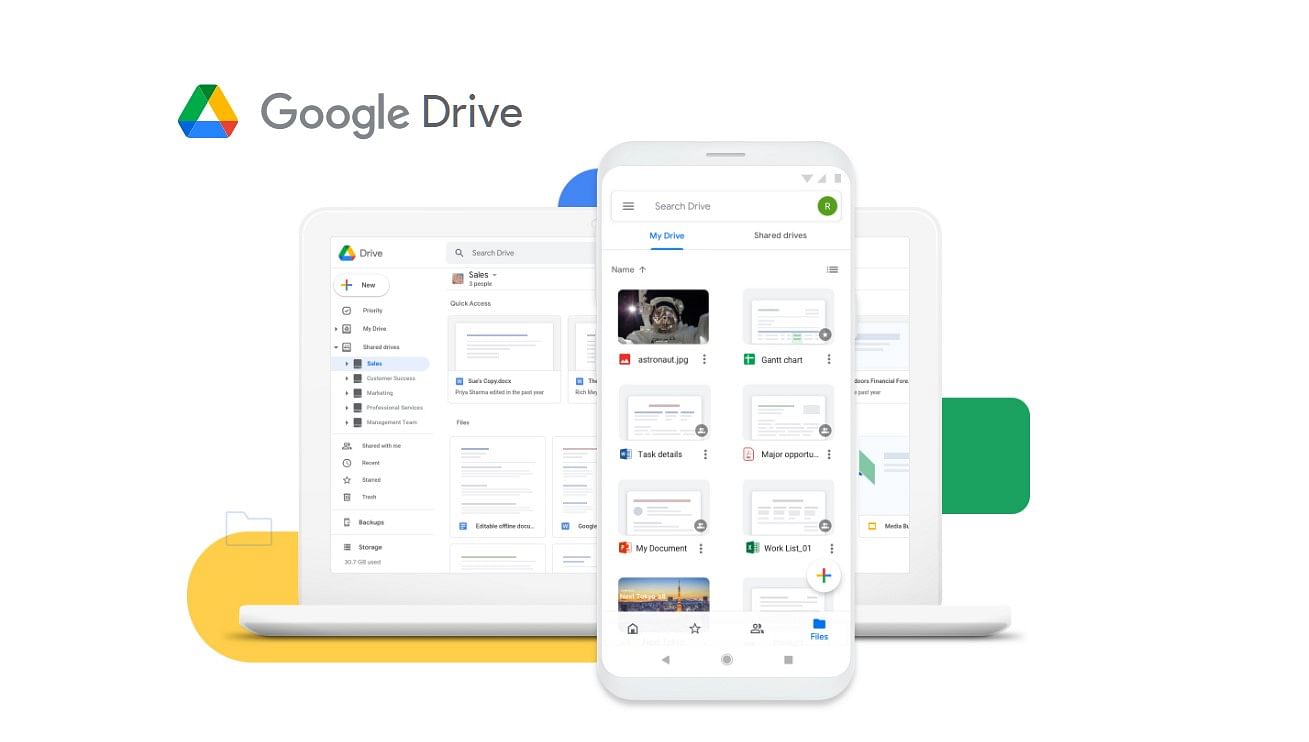 Google Drive storage webpage (screen-grab)