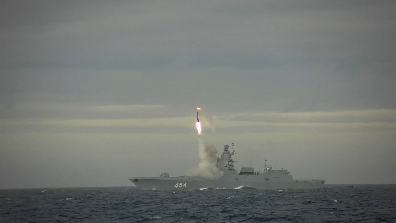 The latest test of a hypersonic weapon comes as Russia looks to be making ground in its offensive launched in Ukraine in late February. Credit: Reuters Photo