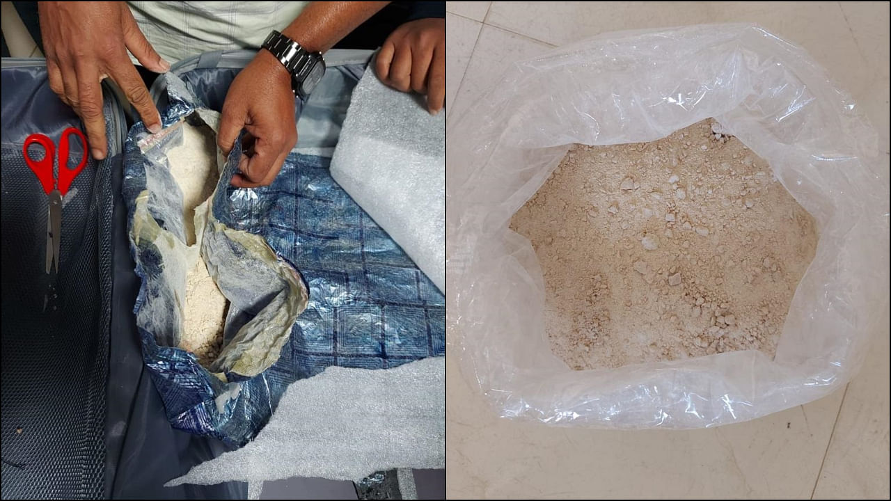 Nearly 35 kg of heroin, worth Rs 52.5 crore, was seized by Narcotics Control Bureau (NCB) officials. Credit: Special Arrangement