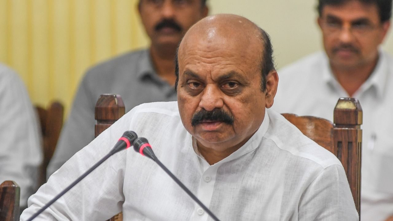 Karnataka CM Basavaraj Bommai. Credit: DH Photo