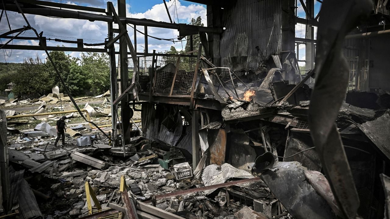 Russia is waging all-out war for the eastern Donetsk and Lugansk regions that make up Donbas -- the country's industrial heartland. Credit: AFP Photo