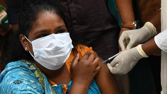 The cumulative Covid-19 vaccine doses administered in the country so far under the nationwide inoculation drive have exceeded 193.28 crore Credit: AFP Photo