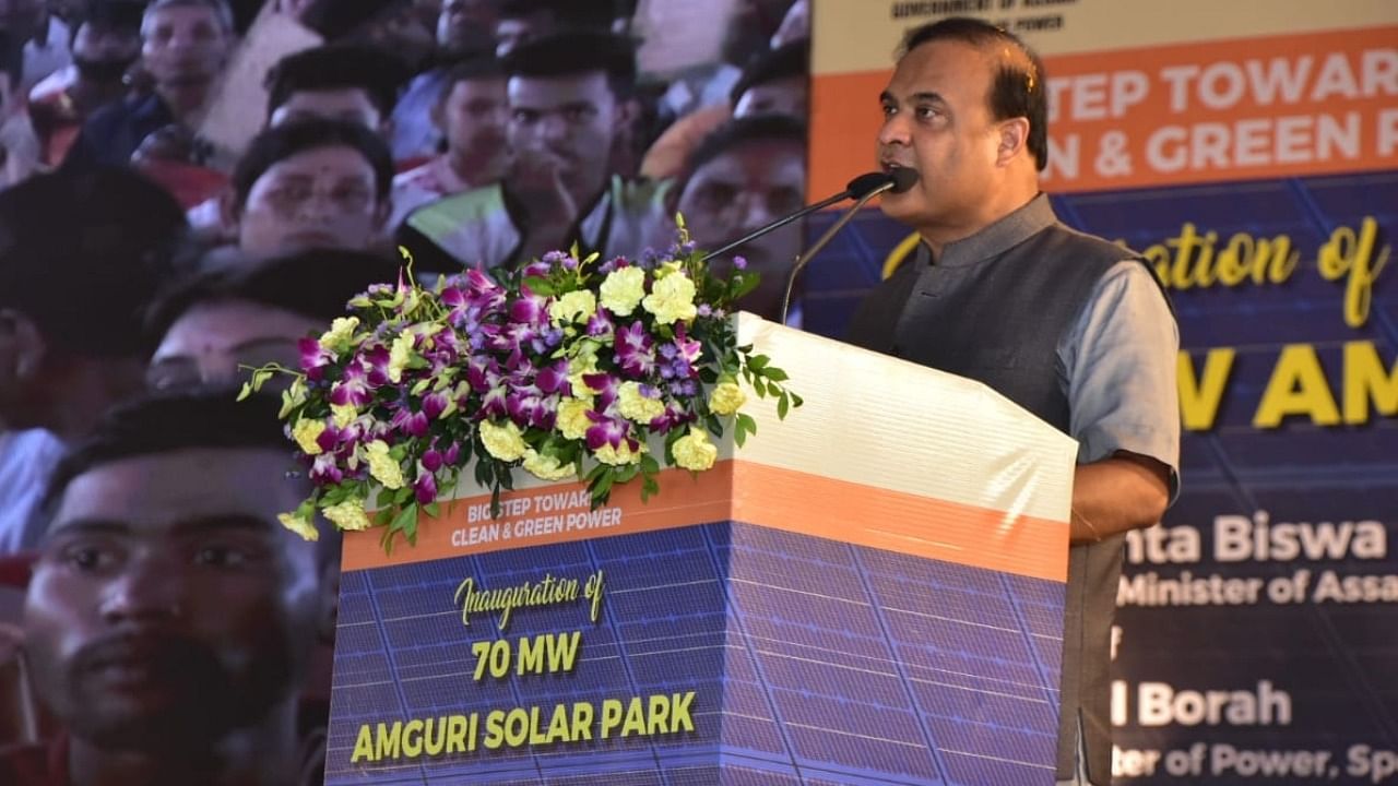 Inaugurating the plant, the Chief Minister said that four more solar power projects with 25 MW generation capacity each would be commissioned soon in different parts of the state. Credit: IANS Photo