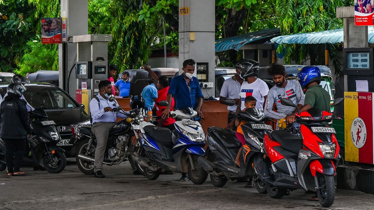 India and Sri Lanka signed a USD 500 million Line of Credit Agreement for the purchase of petroleum products on Feb 2, 2022. Credit: AFP Photo