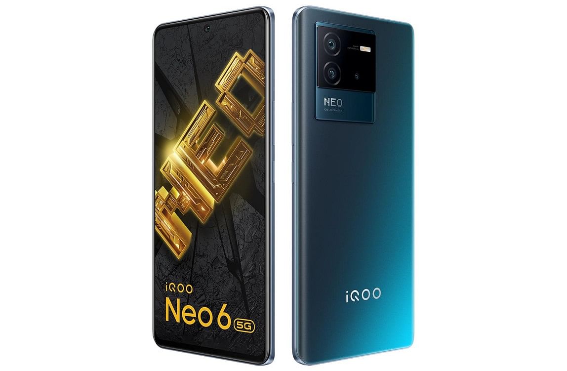 The new iQOO Neo 6 series in dark nova colour. Credit: iQOO India