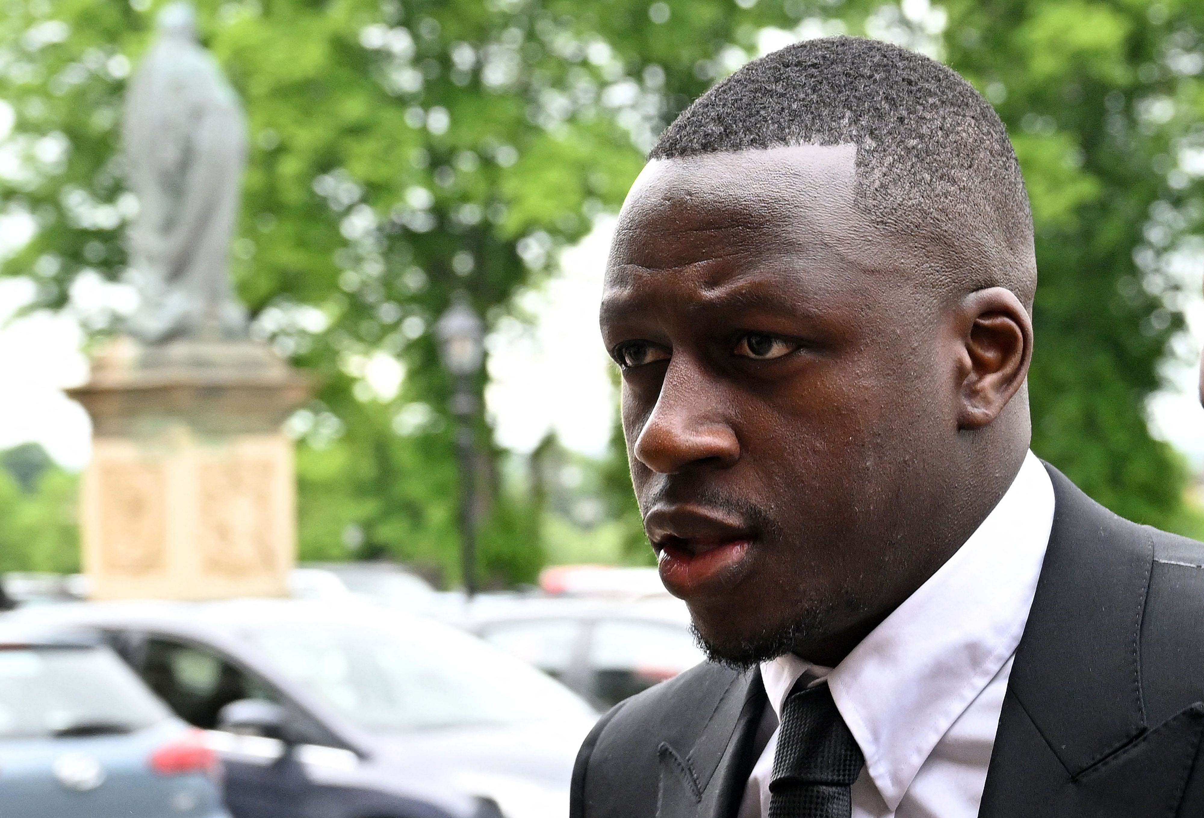 Manchester City and France international footballer Benjamin Mendy. Credit: AFP Photo