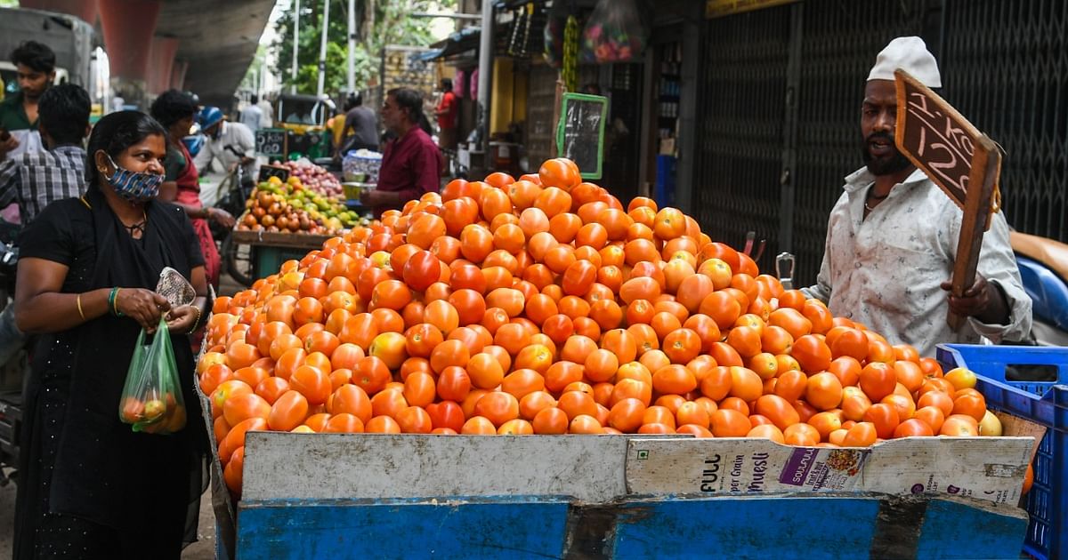 Retail prices of tomato skyrocket up to Rs 77 per kg in metro cities ...
