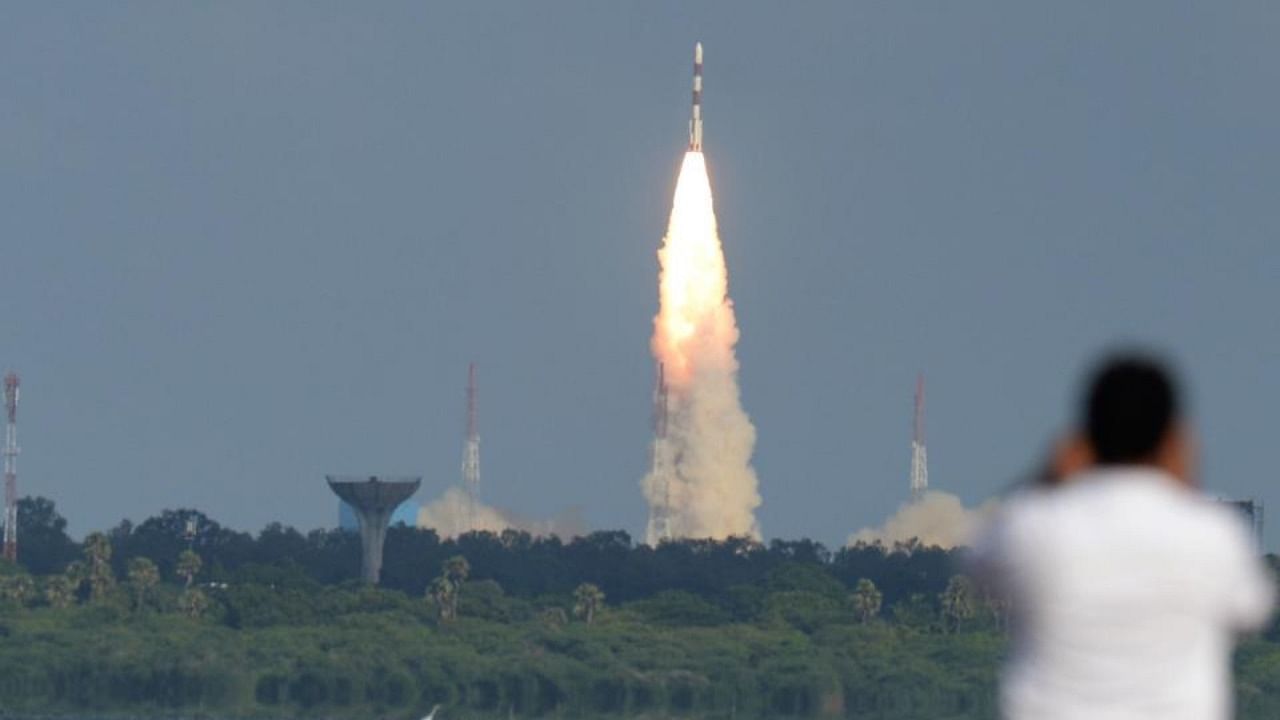 With the opening up of the space sector, there could be dedicated satellites for various sectors such as agriculture, education, disaster management, e-commerce applications, he said. Credit: AFP Photo
