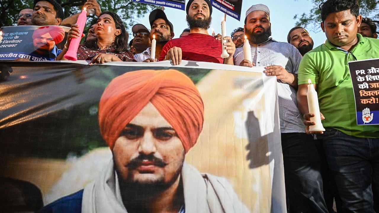 Punjab Chief Minister Bhagwant Mann has announced setting up a judicial commission headed by a sitting high court judge to probe the killing of 28-year-old Moosewala. Credit: PTI Photo