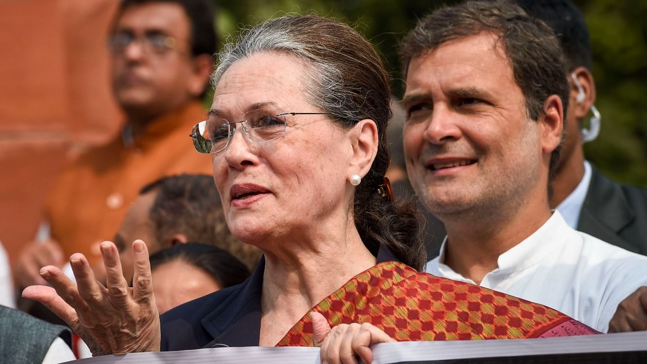 Sonia and Rahul Gandhi. Credit: PTI Photo