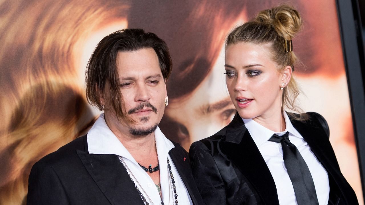 Johnny Depp and Amber Heard. Credit: AFP File Photo