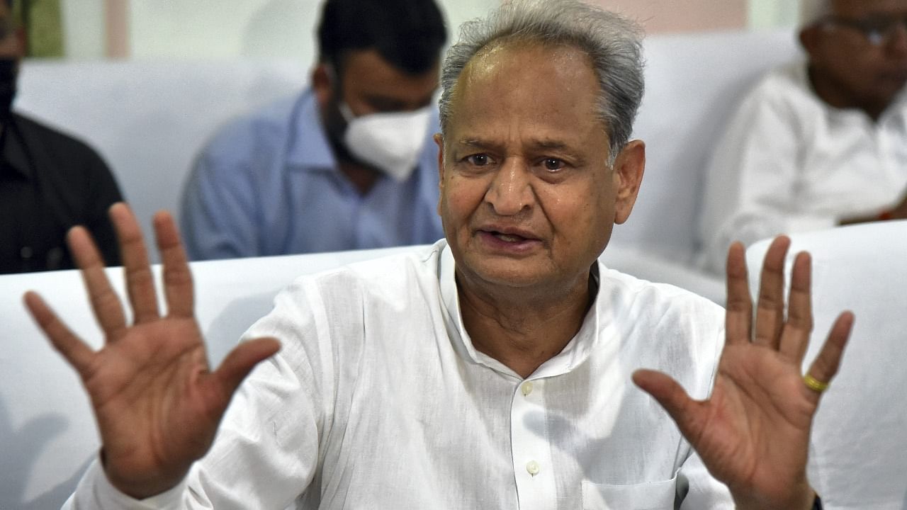 Rajasthan CM Ashok Gehlot. Credit: PTI Photo