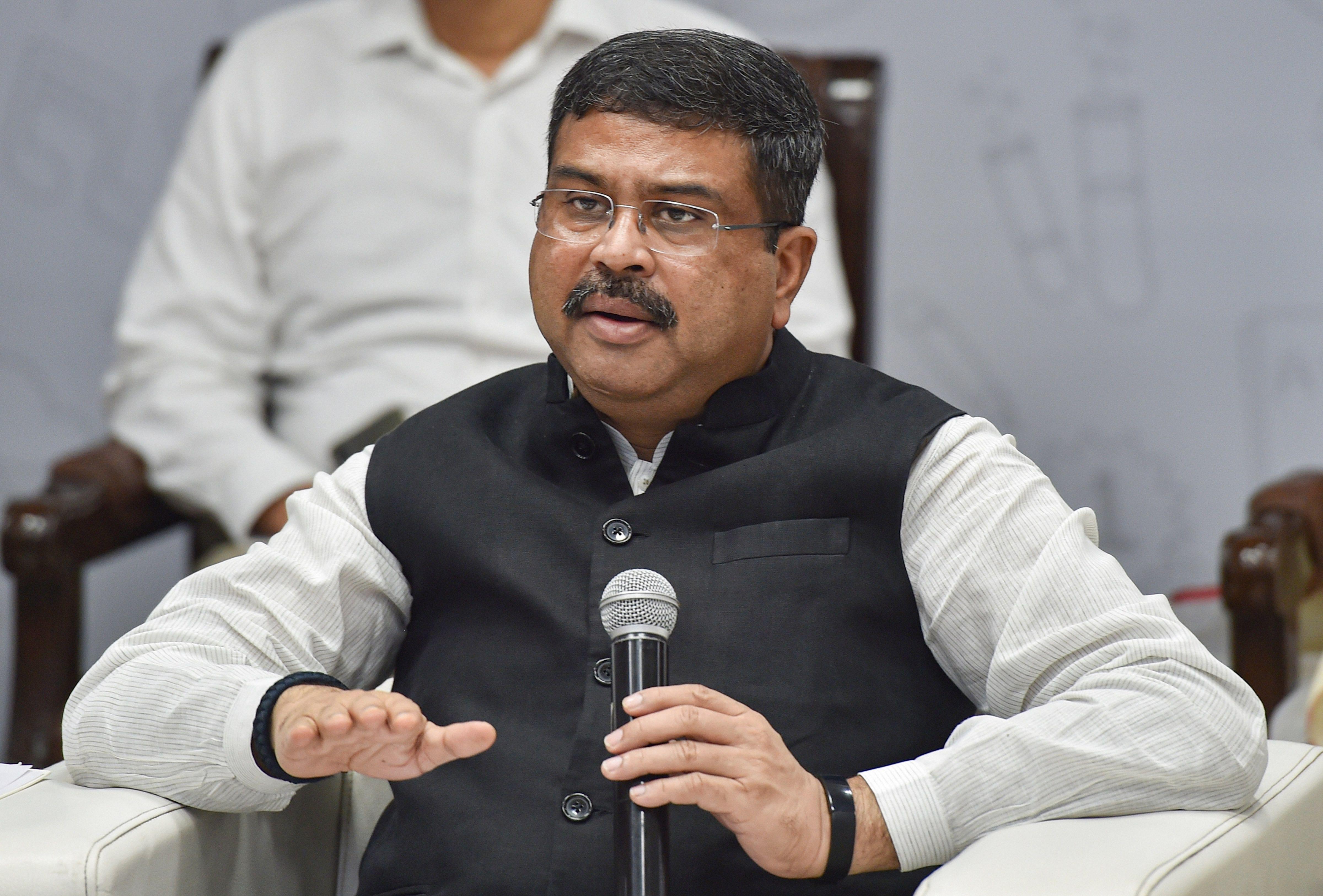 Minister of Education Dharmendra Pradhan. Credit: PTI Photo