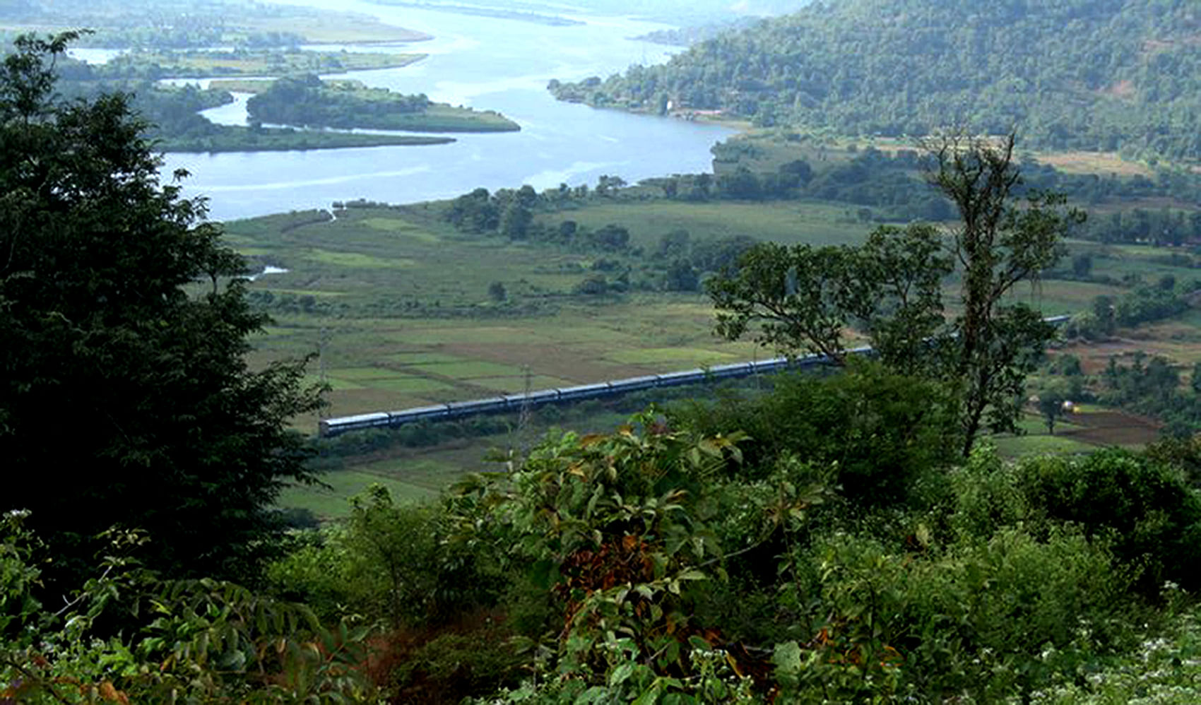 Konkan Railway. Credit: DH Photo